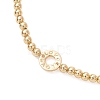 Brass Round Beads Stretch Bracelets BJEW-JB12933-3