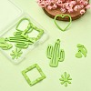 10Pcs 5 Styles Spray Painted Alloy Pendants FIND-YW0003-12-5