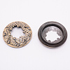 Alloy Candle Lids PALLOY-WH0071-41AB-2