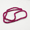 Natural Mashan Jade Round Beads Strands X-G-D263-4mm-XS12-2