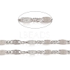 Tarnish Resistant 304 Stainless Steel Link Chains CHS-K016-04P-4