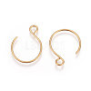 Ion Plating(IP) 304 Stainless Steel Earring Hooks STAS-L216-02B-G-1