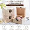 Wooden Storage Boxes OBOX-WH0004-03-8