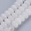 Natural White Jade Beads Strands G-P354-18-8x5mm-1
