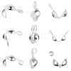 30Pcs 3 Styles 925 Sterling Silver Bead Tips STER-BBC0007-69-1