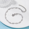 304 Stainless Steel Link Chain Bracelets for Women BJEW-JB12680-1