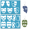 Acrylic Earring Handwork Template DIY-WH0359-065-1