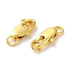 Rack Plating Brass Lobster Claw Clasps KK-F090-24G-01-2