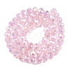 Electroplate Glass Beads Strands EGLA-A044-T8mm-B10-2