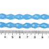 Electroplate Imitation Jade Glass Beads Strands EGLA-N013-J8mm-D05-4