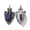 Natural Lapis Lazuli Faceted Big Pendants G-L524-03AS-05-2
