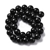 Natural Shungite Beads Strands G-M353-A04-12mm-5