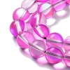 Synthetic Moonstone Beads Strands G-P528-J02-03-3