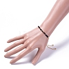 Adjustable Natural Gemstone Slider Bracelets BJEW-JB04929-6