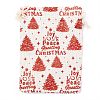 Christmas Theme Cotton Fabric Cloth Bag ABAG-H104-B06-2