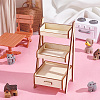 Mini Wood Storage Rack Furniture Model AJEW-WH0419-70-5
