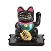 ABS Plastic Solar Powered Maneki-neko Figurines DJEW-B017-01B-04-2