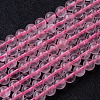 Natural Rose Quartz Bead Strands X-G-R173-8mm-04-1