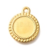 304 Stainless Steel Pendant Cabochon Settings STAS-I321-60G-1