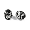304 Stainless Steel European Beads STAS-C108-09B-AS-1