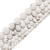 4 Strands 4 Style Natural Howlite Beads Strands G-TA0001-34-11