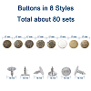 Iron Button Pins for Jeans BUTT-YW0001-01C-5