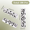 100Pcs Tibetan Style Alloy Spacer Bars FIND-SC0022-11-2