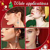 DIY Christmas Drop Earring Making Kits DIY-SC0019-35-6