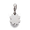 304 Stainless Steel Charms STAS-F259-033P-1