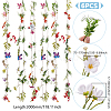 6Pcs Silk Cloth Artificial Floating Flower Curtain for Home Wedding Decor AJEW-UN0003-06-2