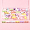40Pcs UV Plating Opaque Acrylic Beads OACR-FS0002-27-9