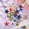 Star Computerized Embroidery Polyester Iron On Patches PATC-TAC0001-02-15