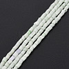 Glass Silk Stain Style Beads Strands GLAA-N047-001A-06-2