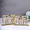 Four Layers Iron Earrings Storage Rack PW-WG0F0E3-01-3