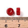 Opaque Solid Color Glass Beads X1-GLAA-N007-6x3mm-A08-3