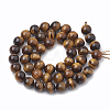 Natural Tiger Eye Beads Strands X-G-S333-8mm-001-3