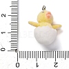 Flocky Resin Pendants FIND-S001-14L-3