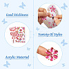 14Sheets 14 Colors Plastic Sticker FIND-TA0005-03-3