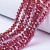 Electroplate Glass Beads Strands LS-EGLA-A034-T8mm-A06-1