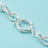Ion Plating(IP) 304 Stainless Steel Cable Chain Necklaces NJEW-P285-04S-4
