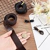2Pcs 2 Colors Flat Leather Jewelry Cords WL-OC0001-03-3