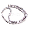 Electroplate Glass Beads Strand GLAA-G088-03-01A-3
