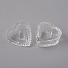 Heart Nail Art Glass Dappen Dish MRMJ-WH0060-12-2