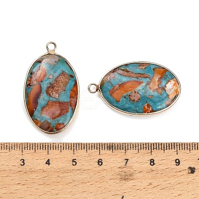Dyed Synthetic Imperial Jasper Pendants GG-CBAA20A-04G-04-1