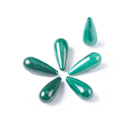 Natural Malachite Beads G-E557-14C-1