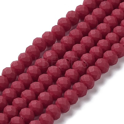 Glass Beads Strands EGLA-A034-P6mm-MD02-1