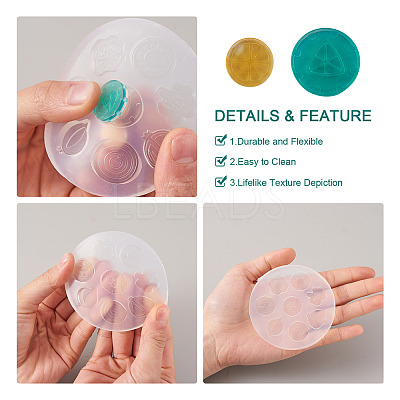 2Pcs 2 Style Silicone Molds DIY-BG0001-39-1