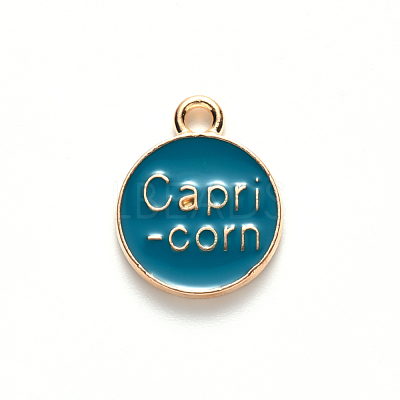 Alloy Enamel Pendants ENAM-S124-01B-05E-1