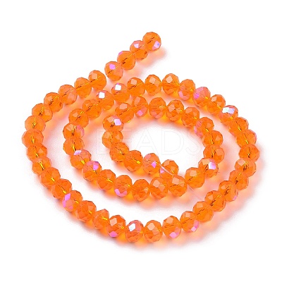 Electroplate Glass Beads Strands EGLA-A034-T10mm-L07-1