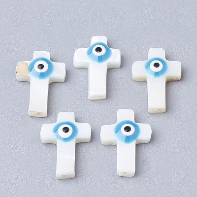 Natural Freshwater Shell Beads X-SHEL-Q017-09A-1